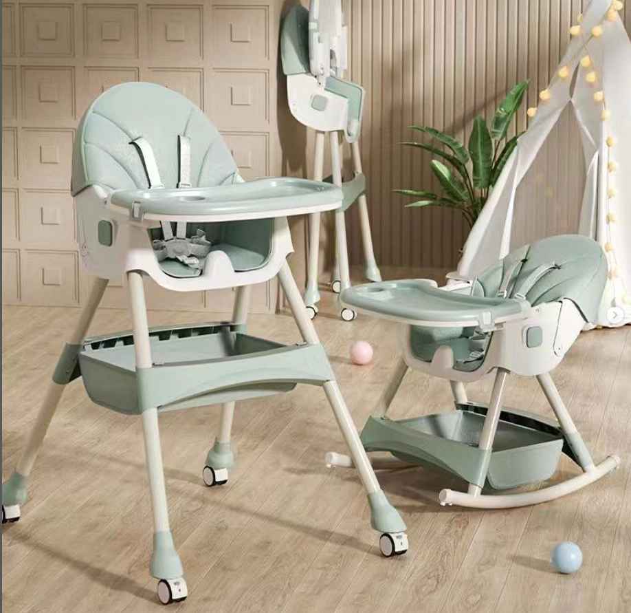 Portable 3 In 1 Baby High Chair with Adjustable Legs,Light Weight Highchair,