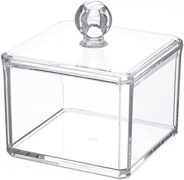 Clear acrylic storage box for multiple uses and organization of collectibles