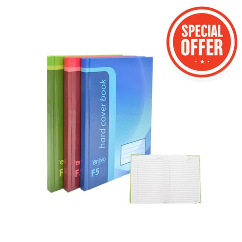 Enlivo A5 Hardcover Notebooks - Pack of 3