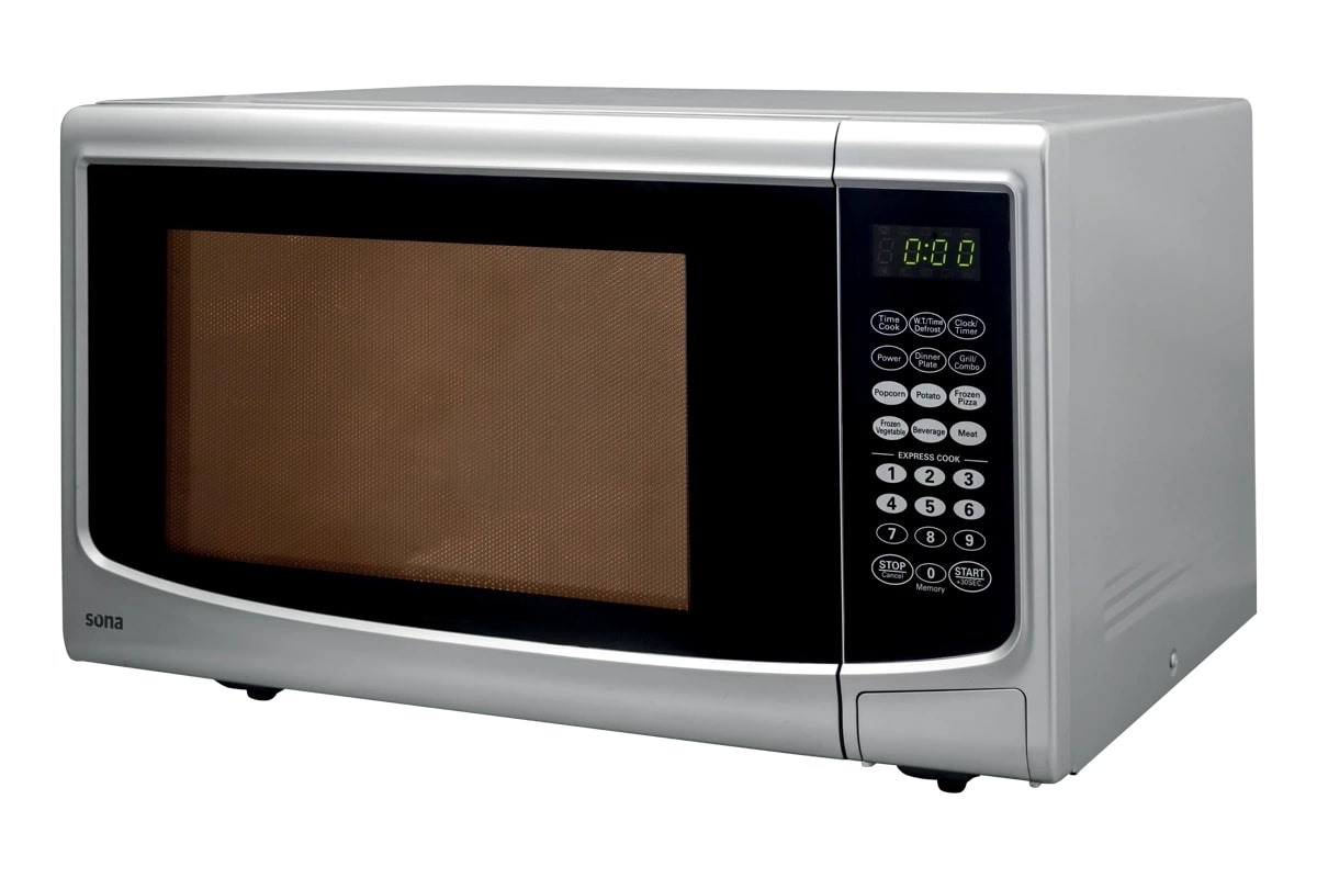 Sona Microwave With Grill 45L 1100W – Silver