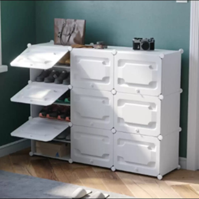 White multi-use cabinet