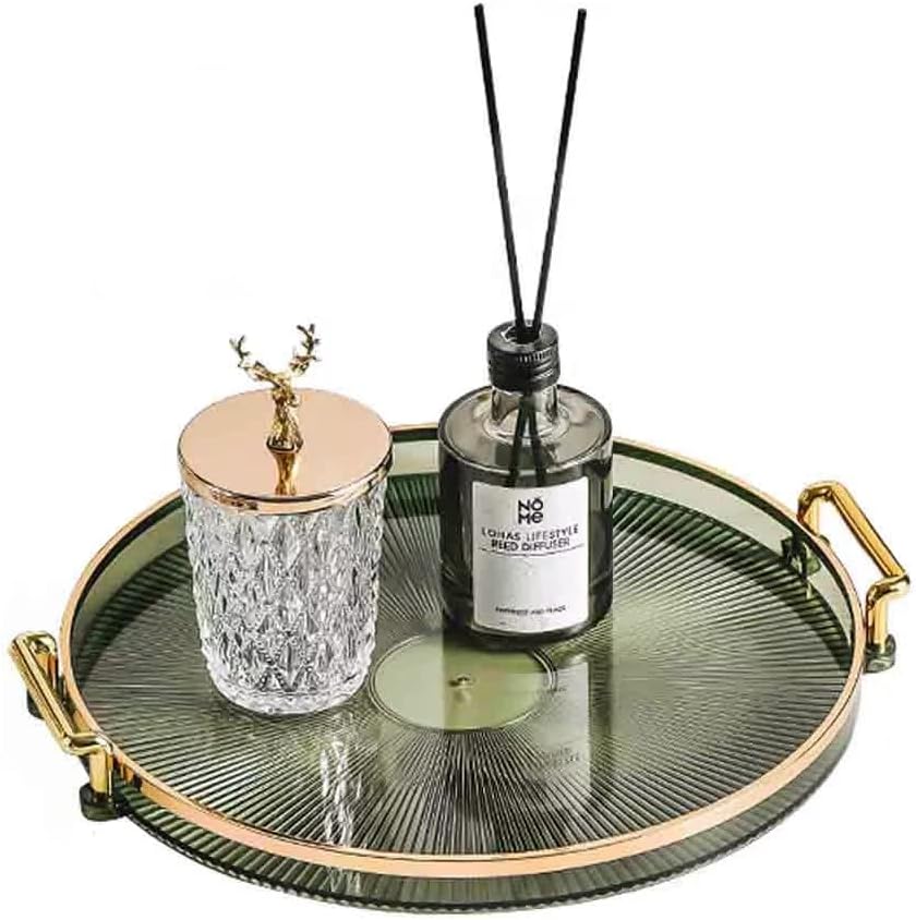 Decorative jewelry serving tray and Plastic cosmetic candle dish