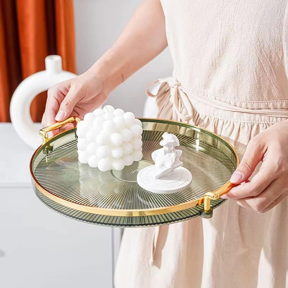 Decorative jewelry serving tray and Plastic cosmetic candle dish