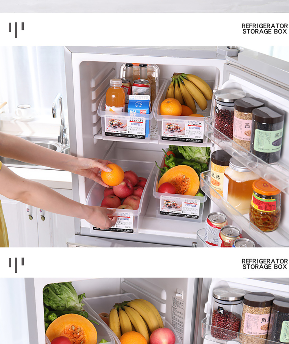 Transparent refrigerator storage organizer 200 grams