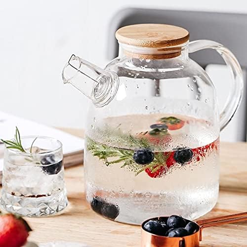 Glass Teapot with Infuser 1000ml Glass Teapot for Loose Leaf Tea and Flowering Tea,