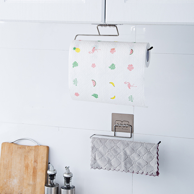 The stainless steel towel and toilet paper rack is strong and durable