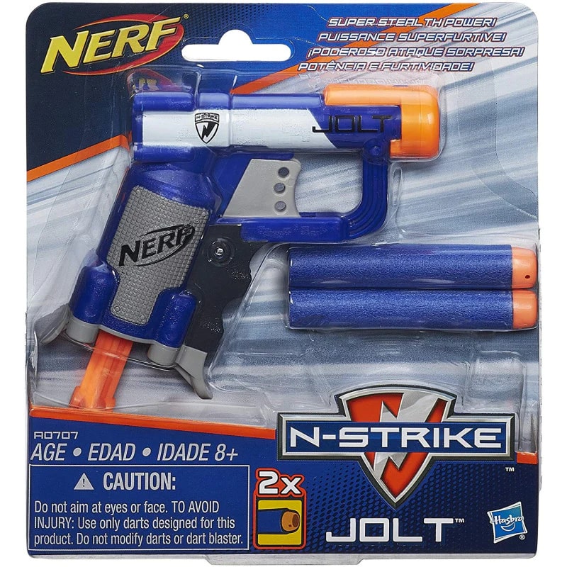 Nerf N-Strike Elite Jolt Blaster, Blue, Standard