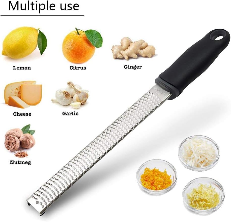 Stainless steel grater for grating vegetables and cheese