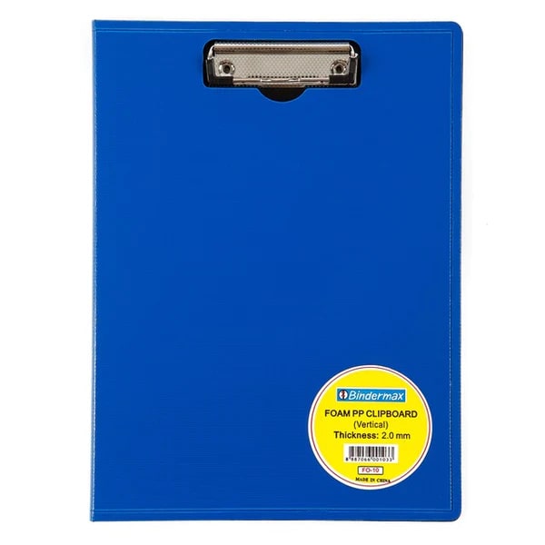 Bindermax Plastic Clipboard with Cover A4