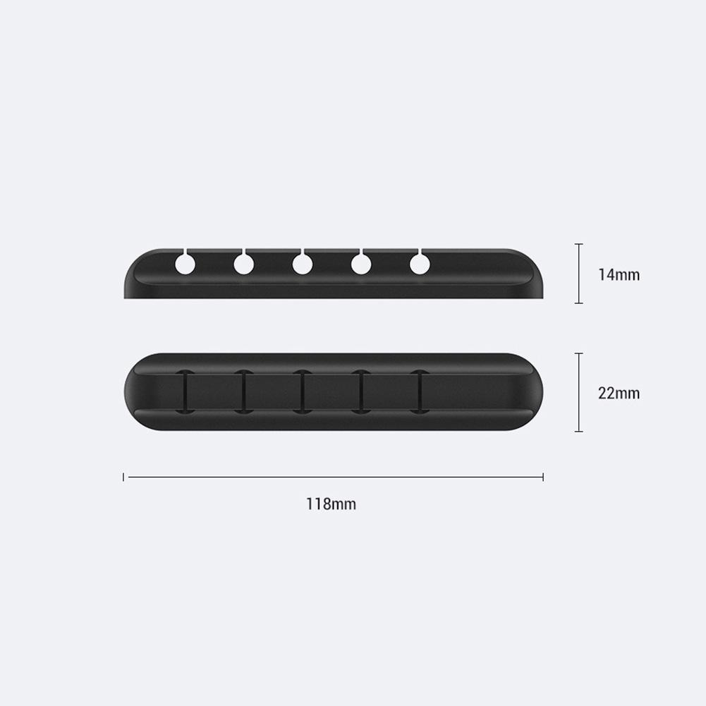 Silicone Cable Organizer USB Cable Coil for Desktop Organizer