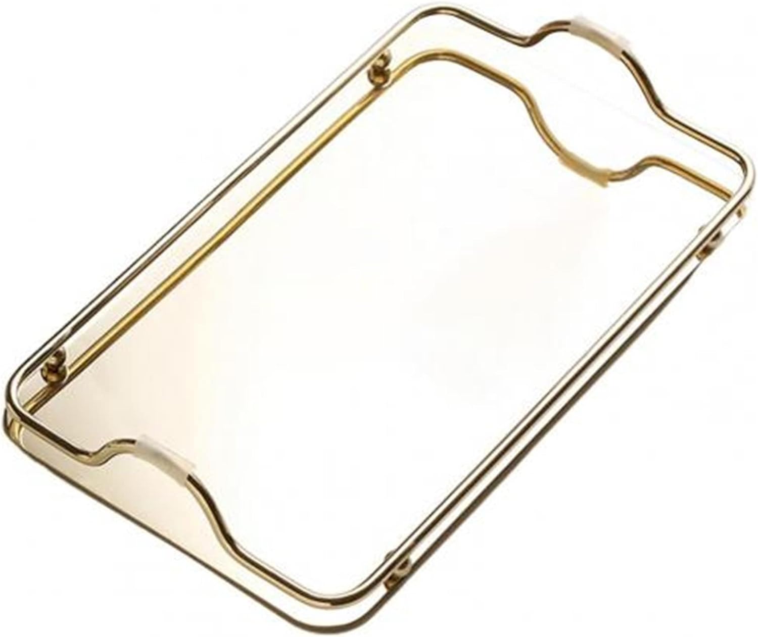Large Rectangle Tray with Handle Serving Trays Gold