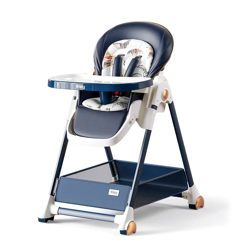 Adjustable High Chair - Blue