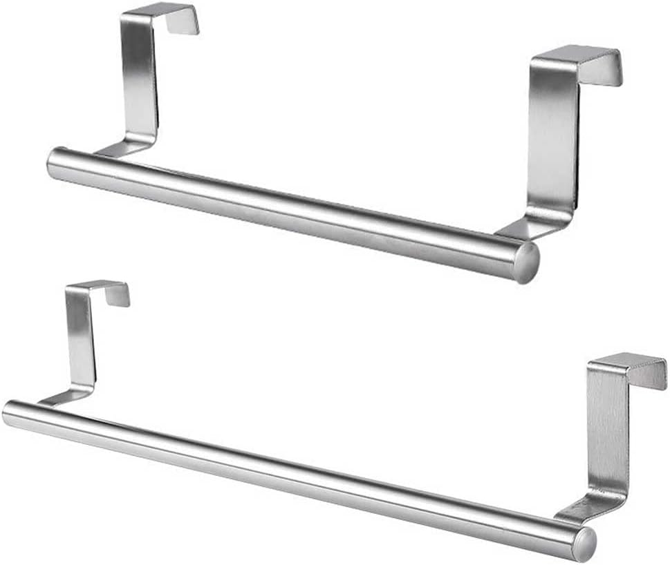Towel holder for kitchen and bathroom on cabinets