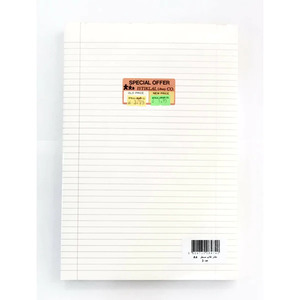 Recycled Legal White Pad 80g Ruled A4 - Pack of 3