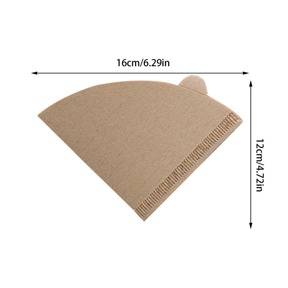 100pcs V02 Coffee Filter ,natural Unbleached Disposable Coffee Filters Paper Fit For Drip Coffee Dripper