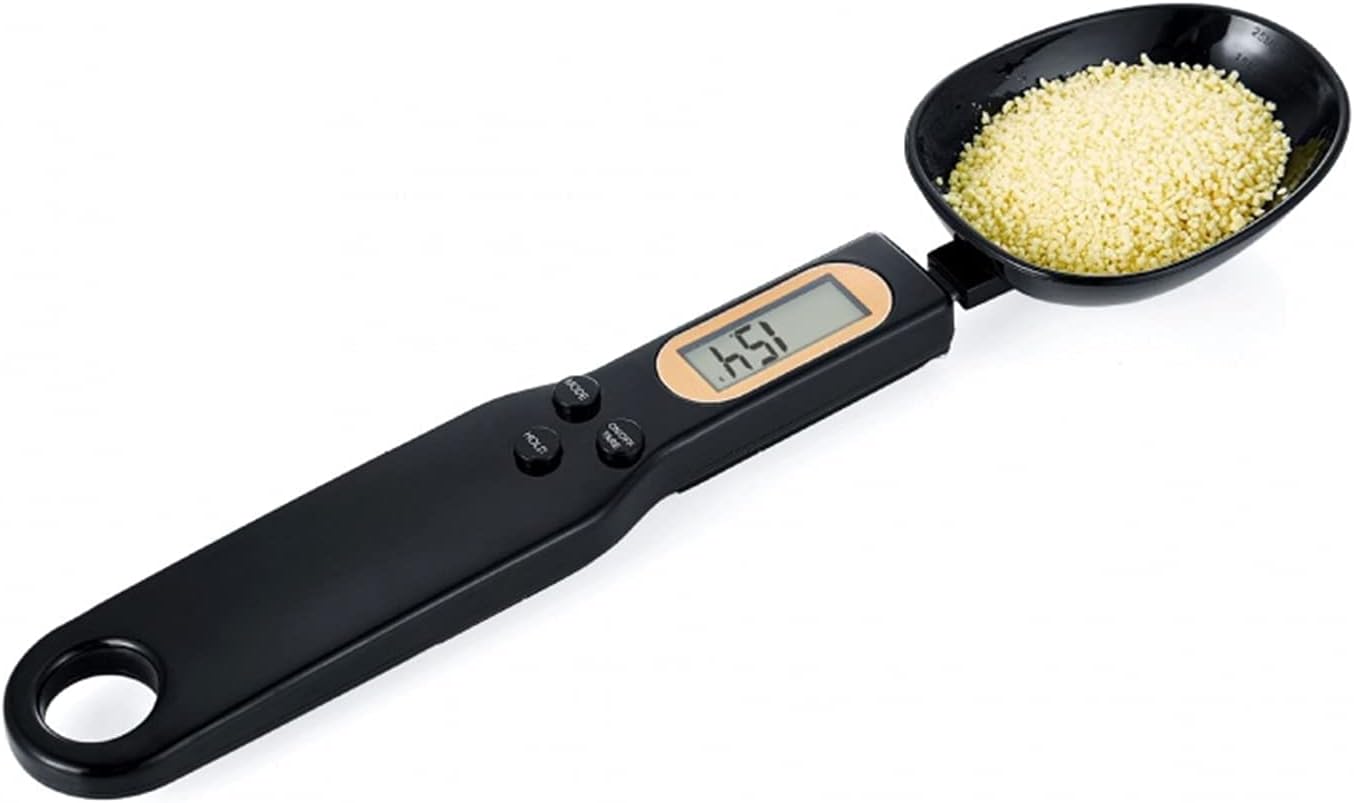 Electronic Kitchen Weighing Spoon with LCD Display for Cooking, Baking and Flour