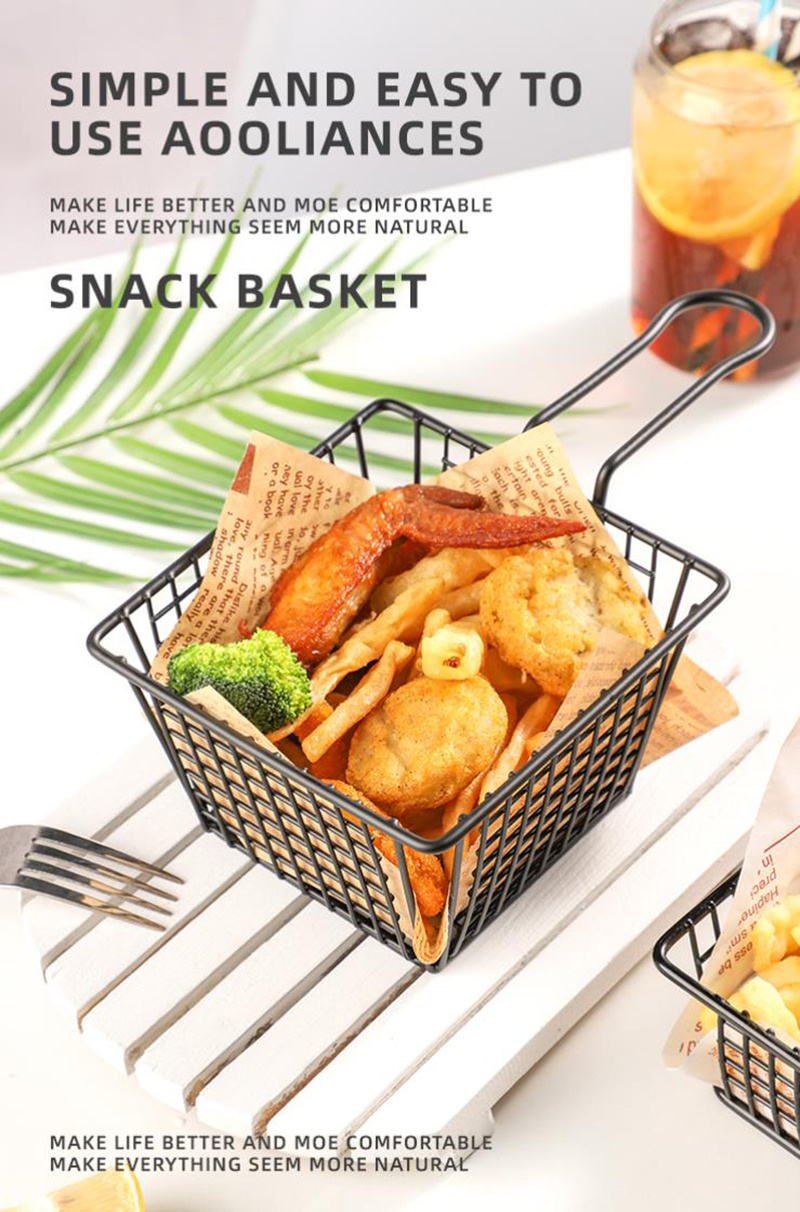 Specialized French fries basket for potato chips and snacks