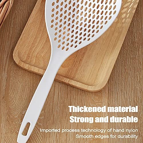 High temperature resistant food strainer with holes for noodles