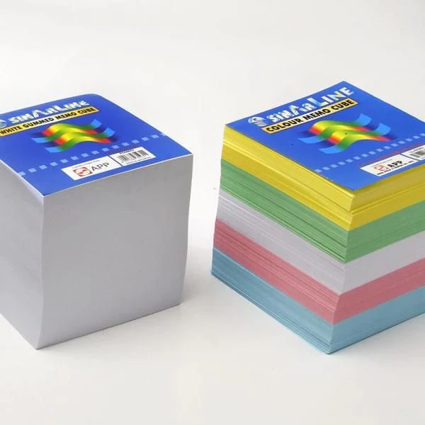 Sinarline Gummed Note Paper Cube / 1000 Sheets - MultiColor