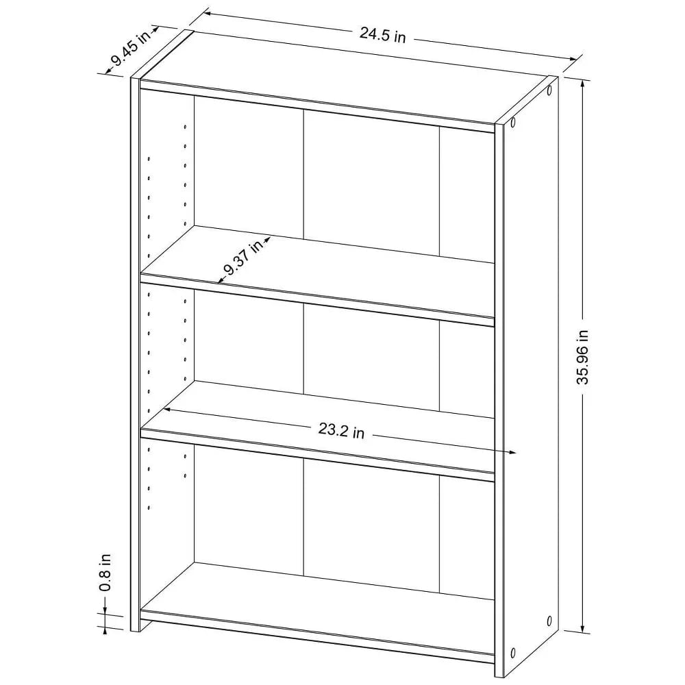 3 Shelf Bookcase - Room Essentials™