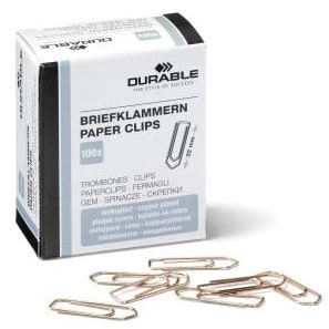 Durable Paper Clips 32mm / Pack of 100