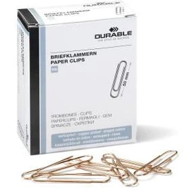 Durable Large 50mm Paper Clips / Pack of 100