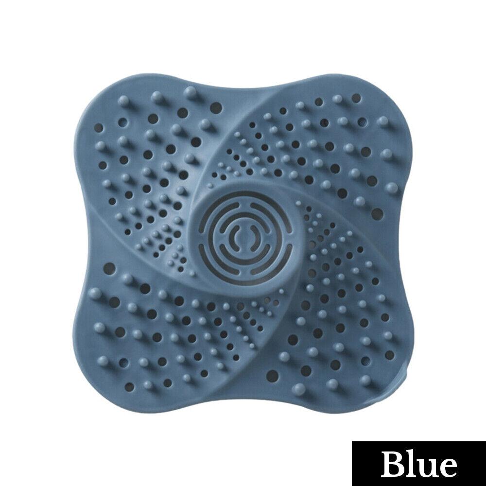 Blue shower strainer cover