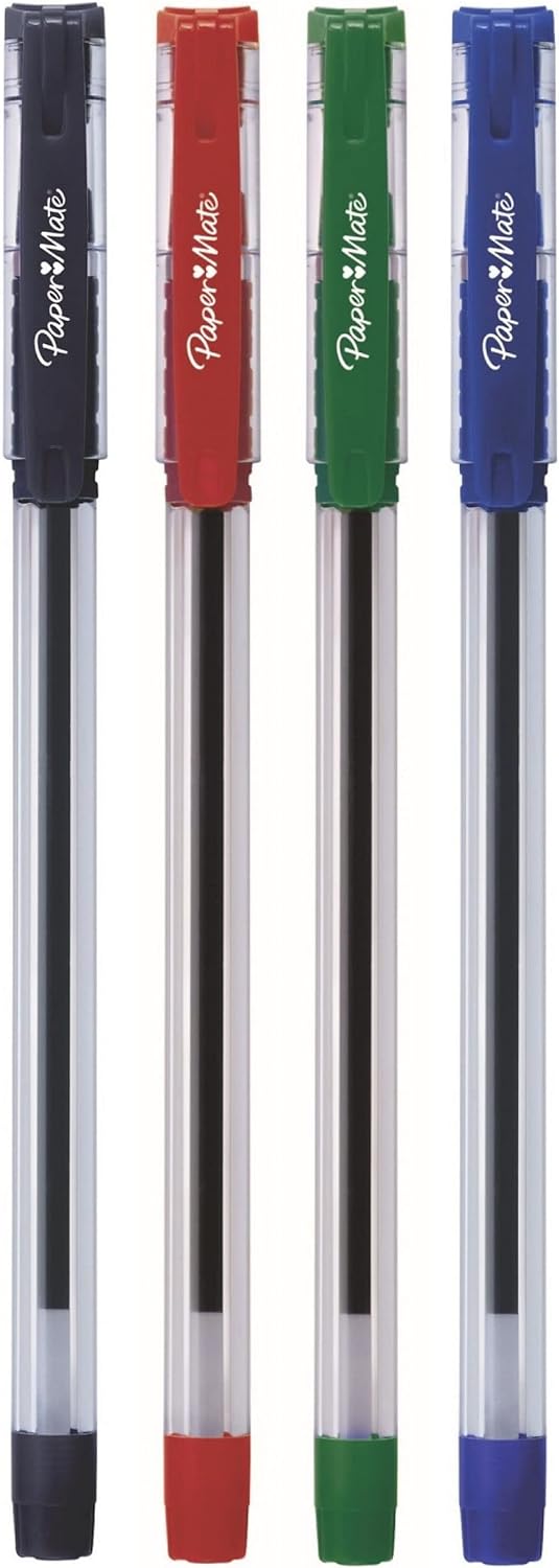 Paper Mate brite - ballpoint pen - assorted colors (pack of 5)