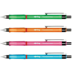 Rotring Visuclick Mechanical Pencil 0.5 mm + 24x HB Leads (Blister Pack) Orange