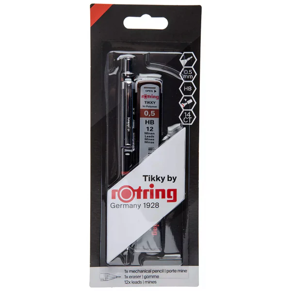 Rotring Mechanical Pencil 0.5 + Leads Set