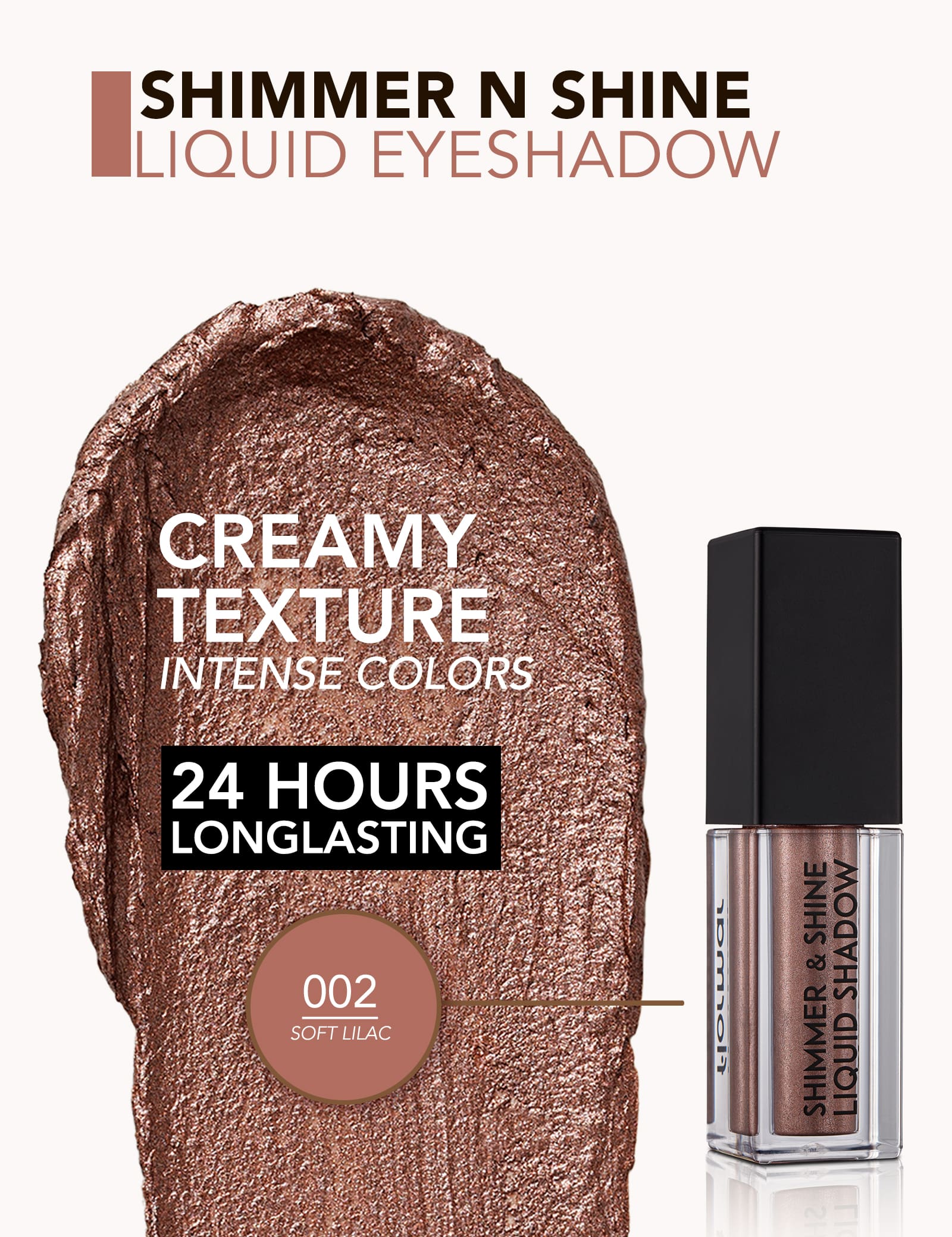 Shimmer & Shine Liquid Eyeshadow - 06 Gorgeous Bronze from Flormar