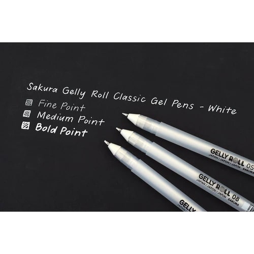 Sakura Gelly Roll Classic White Gel Ink Pen