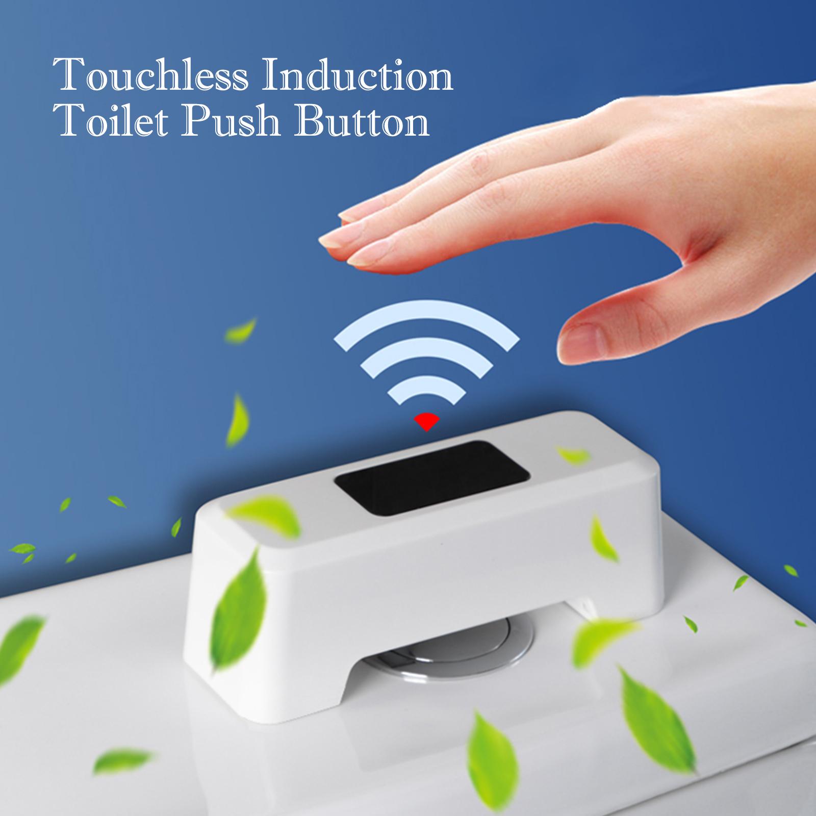 The smart toilet sensor works by passing the hand