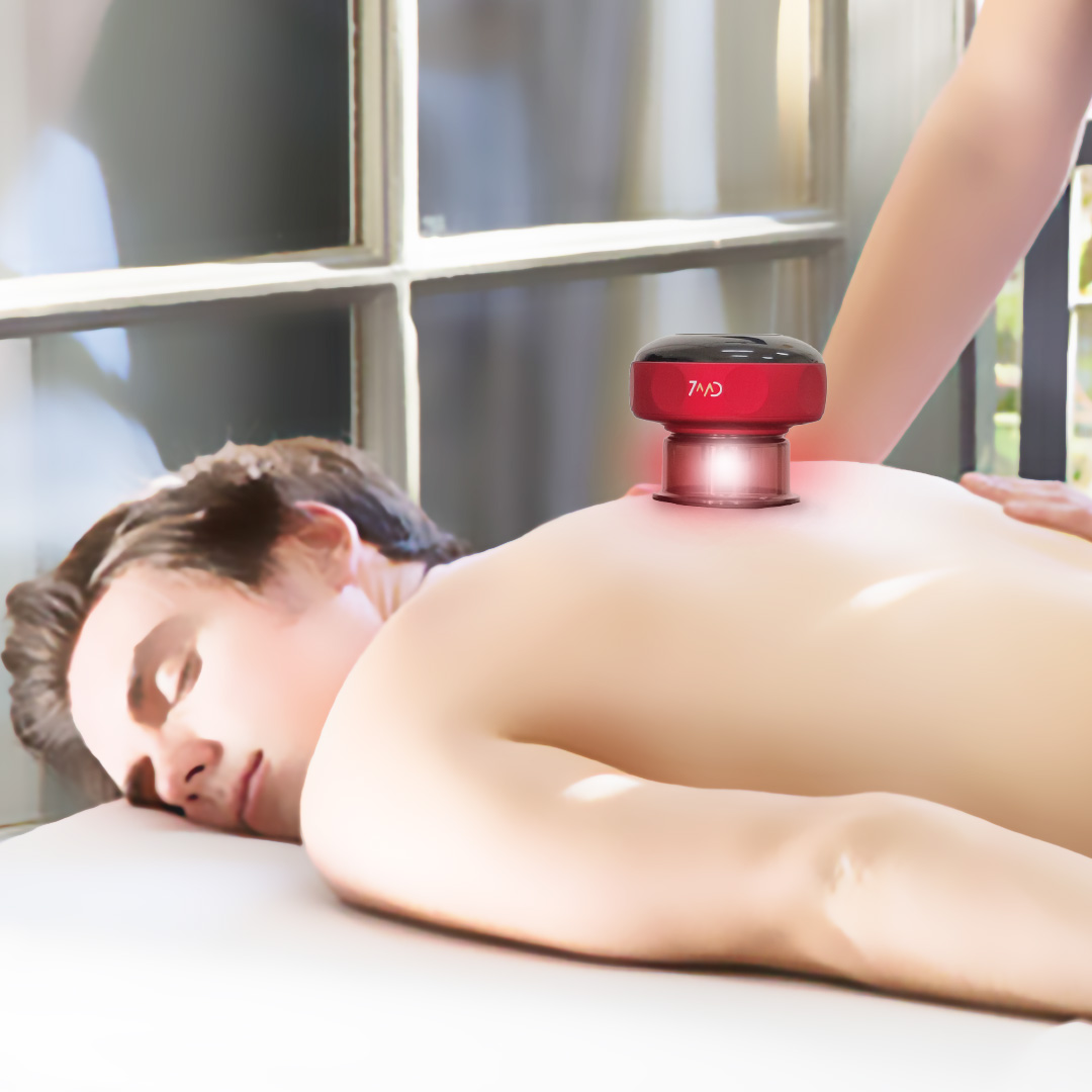 Medical massage and cupping tool works with negative pressure