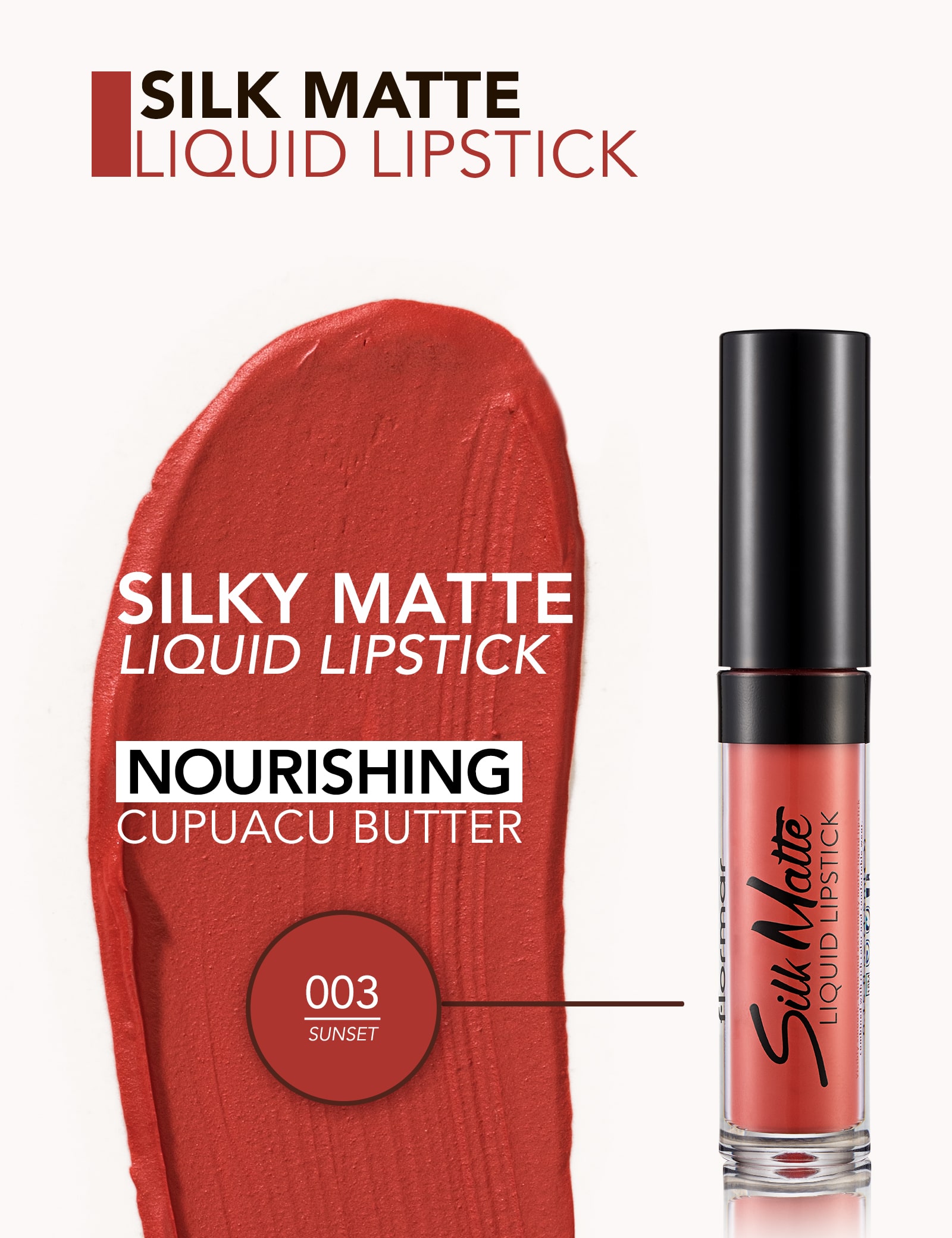 Silk Matte Liquid Lipstick - 003 Sunset