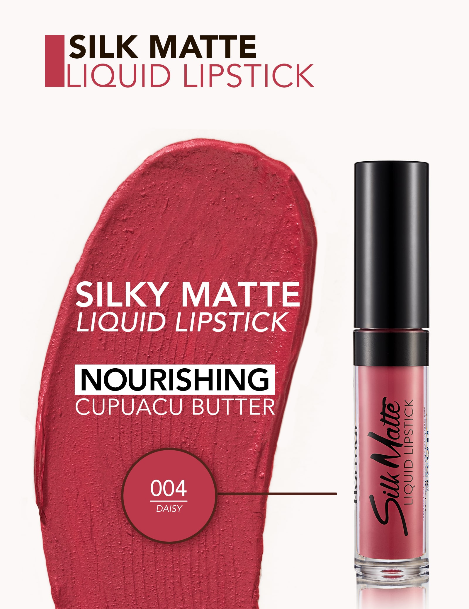 Silk Matte Liquid Lipstick - 004 Daisy
