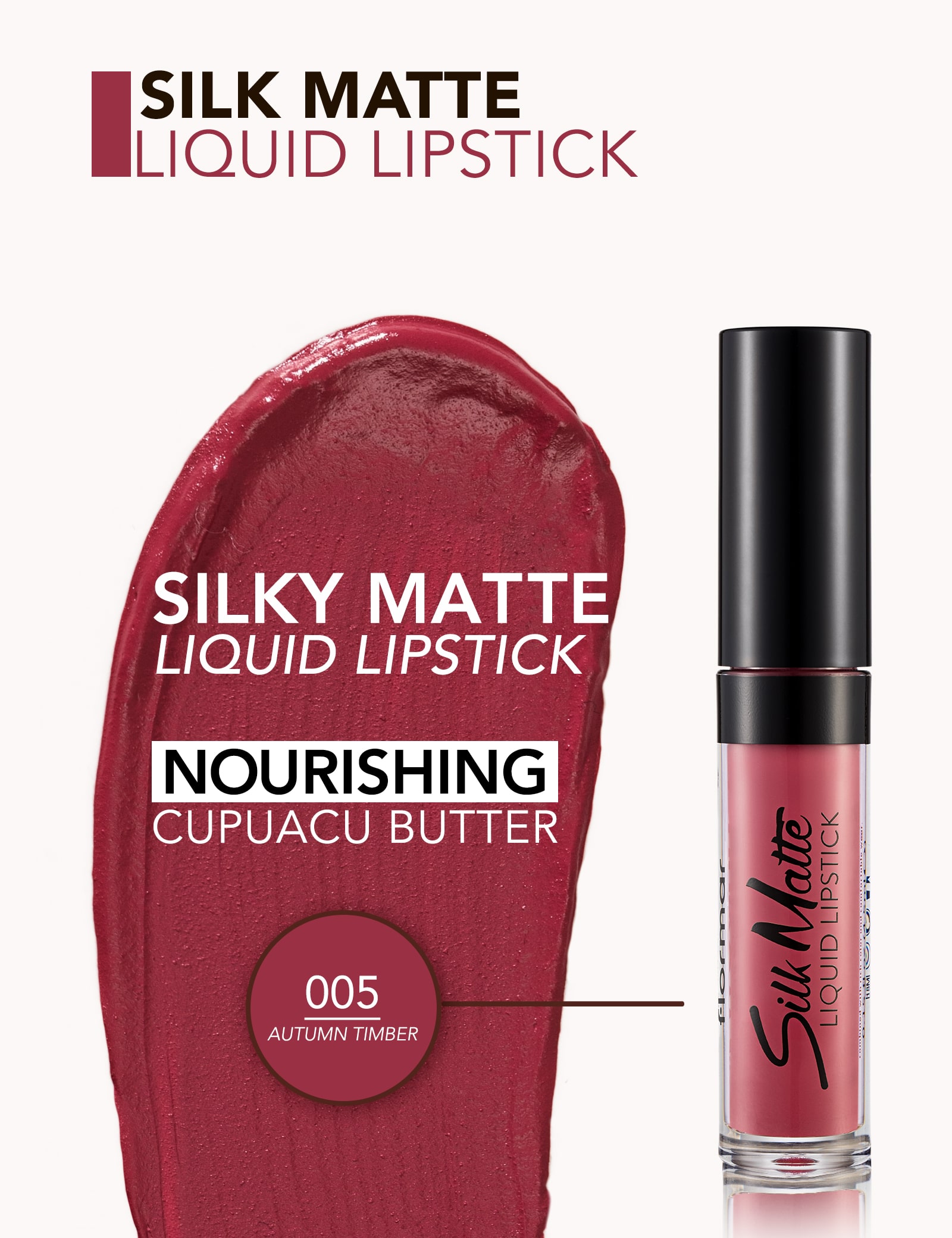 Silk Matte Liquid Lipstick - 005 Autumn Timber