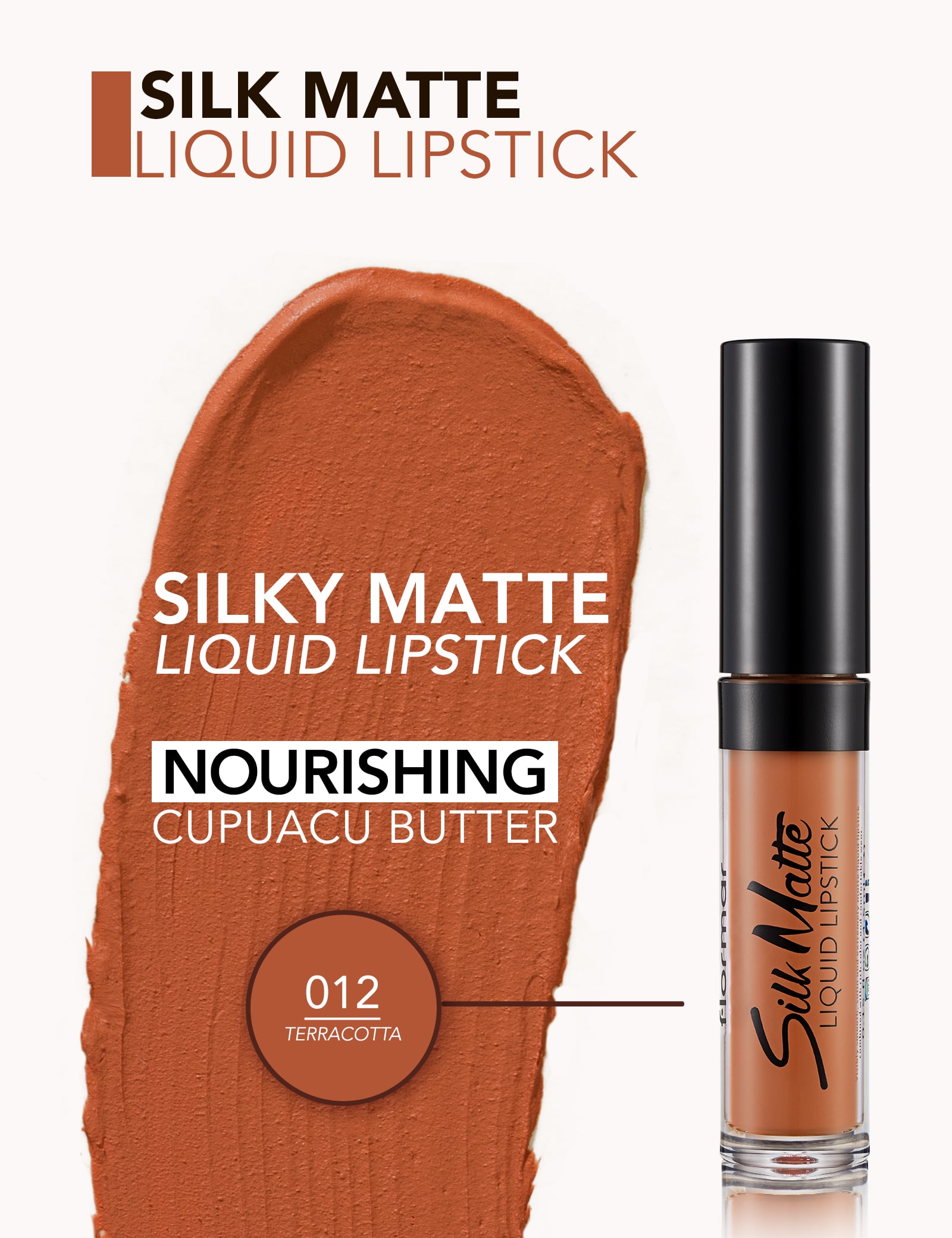Silk Matte Liquid Lipstick - 012 Terracotta