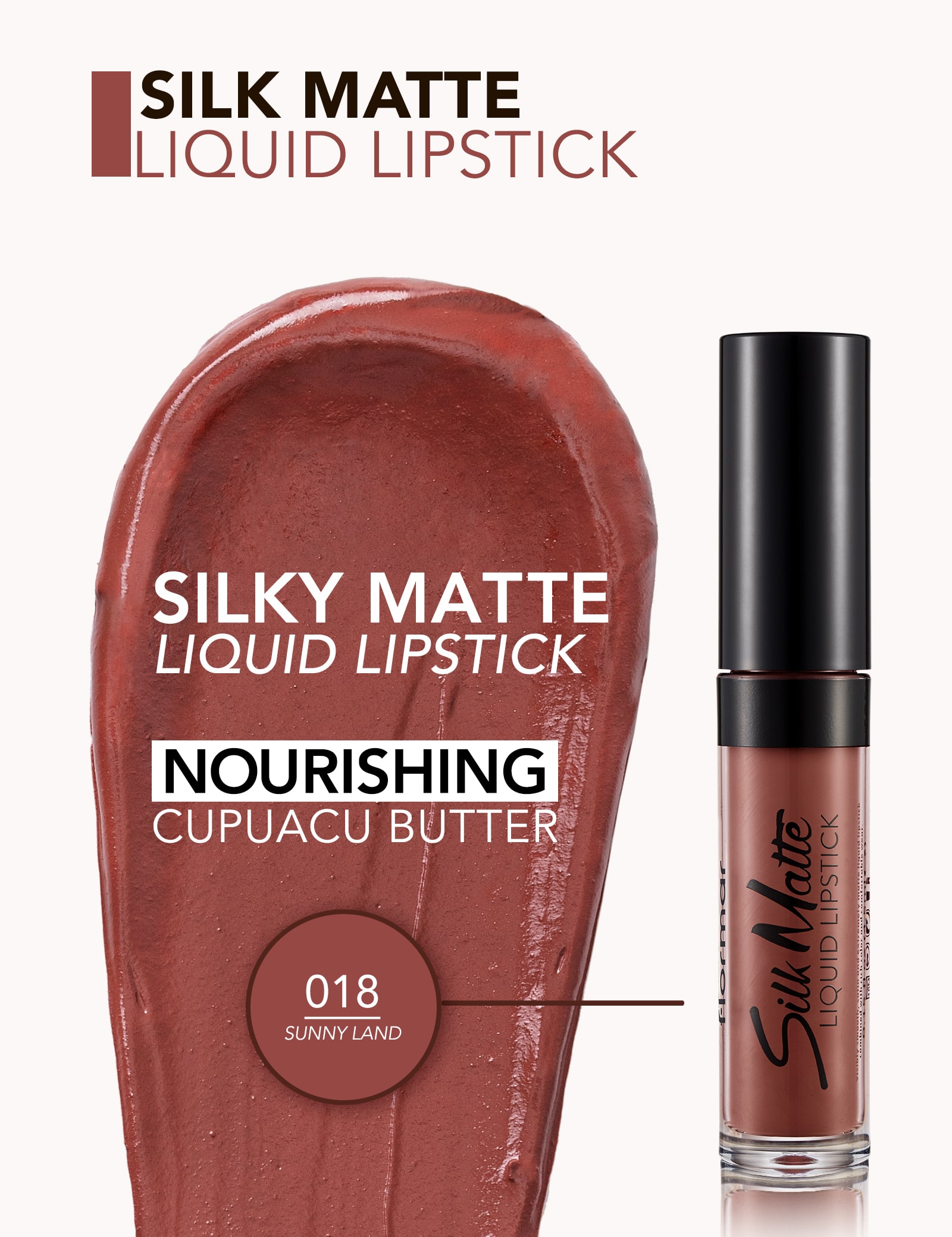 Silk Matte Liquid Lipstick - 018 Sunny Land