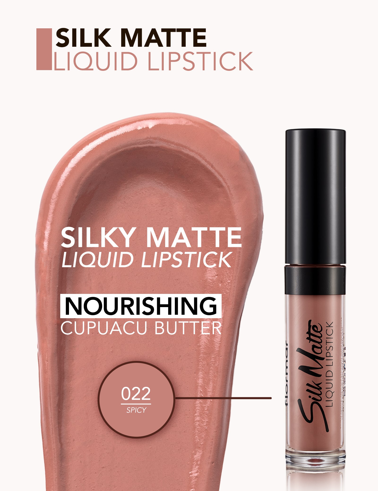 Silk Matte Liquid Lipstick - 022 Spicy