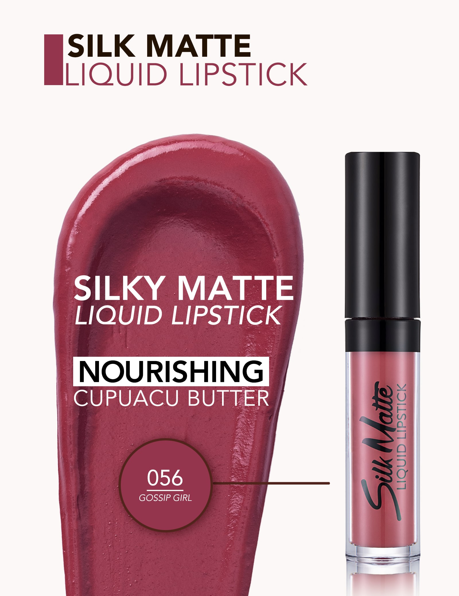 Silk Matte Liquid Lipstick - 056 Gossip Girl