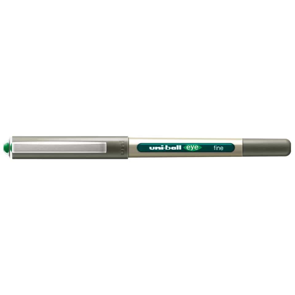 Uniball EYE Medium Rollerball Pen, 0.7 mm - Green
