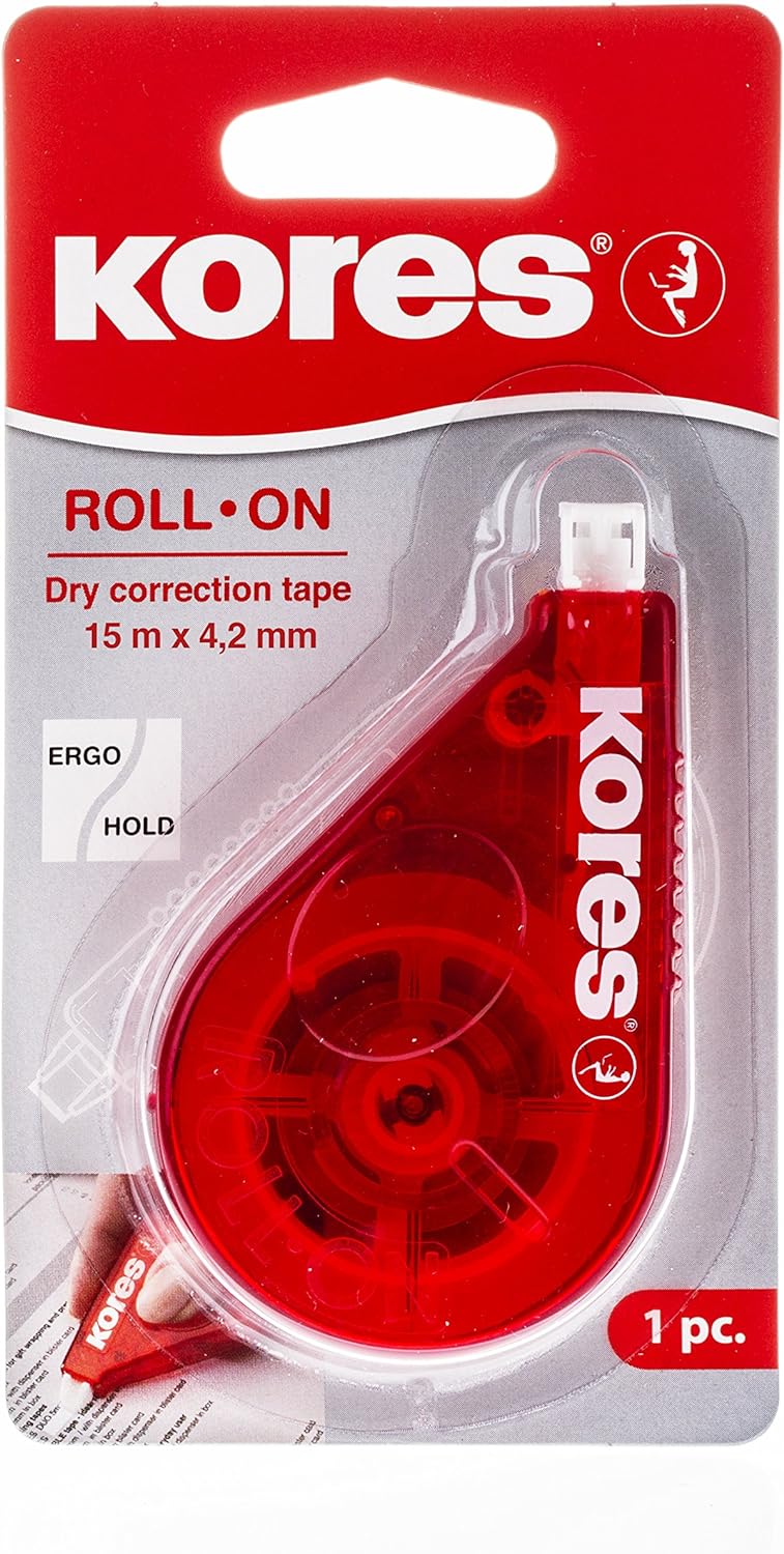 Kores Roll On Correction Tape Roller 15m x 4.2 mm