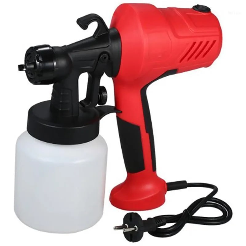 Mini airless electric paint sprayer gun with 800ml detachable container
