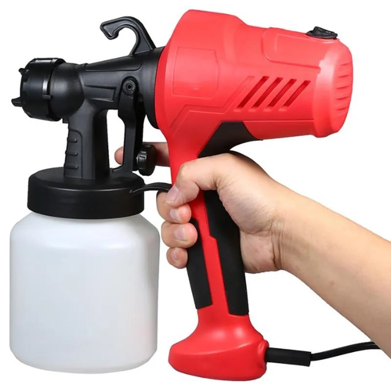 Mini airless electric paint sprayer gun with 800ml detachable container