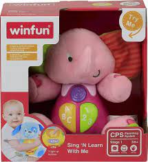 Winfun Sing & Learn Elephant, Pink Color
