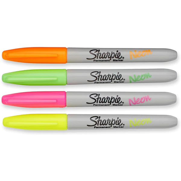 Sharpie Fine Marker Set of 4 (Neon)