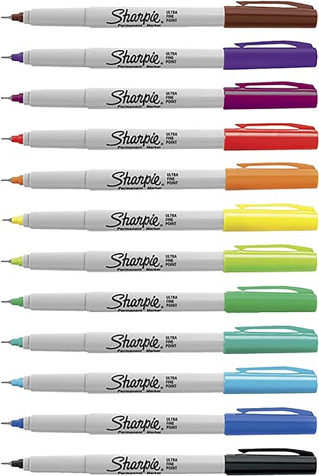Sharpie Ultra Fine Permanent Marker - Set of 12