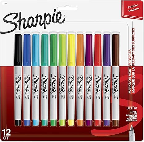 Sharpie Ultra Fine Permanent Marker - Set of 12