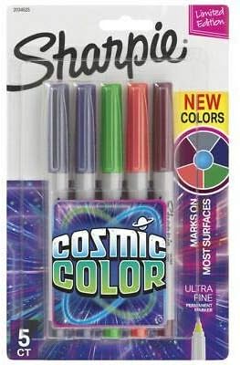Sharpie Ultra Fine Marker - Set of 5 - Cosmic Colors